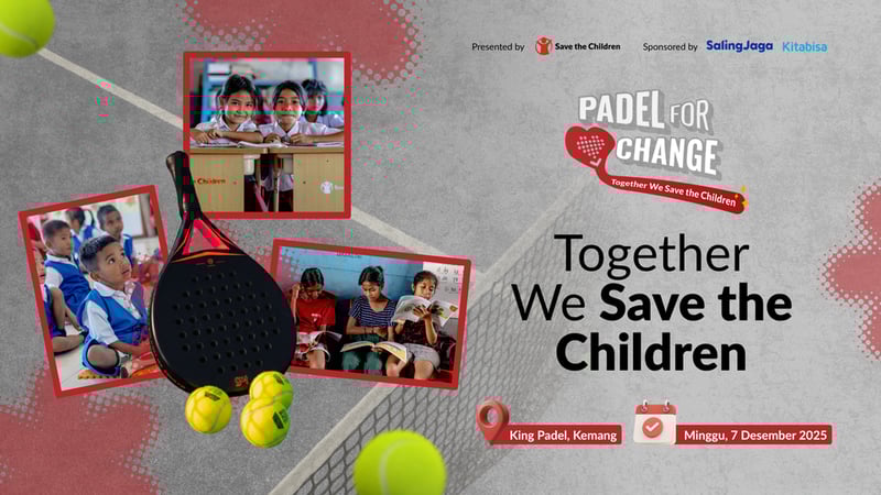Padel for Change: Together We Save the Children
